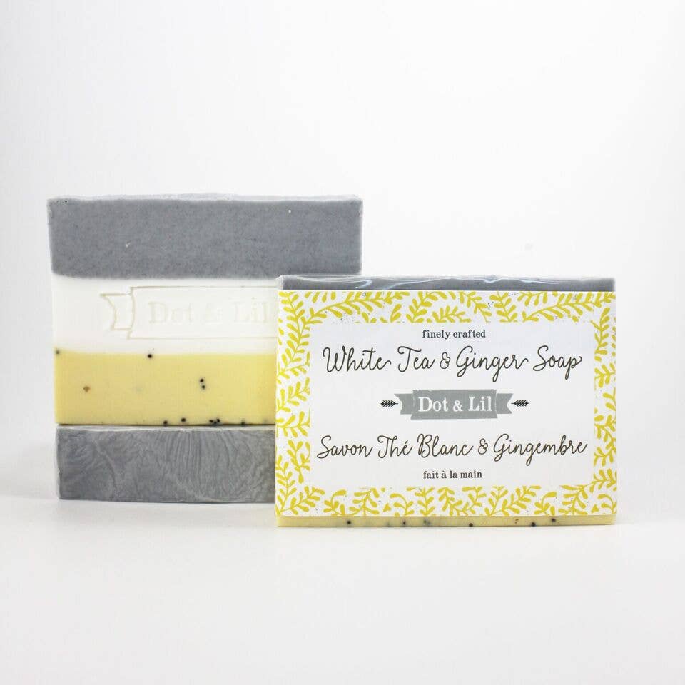 Dot & Lil - Wholesale Bar Soap - White Tea & Ginger Soap1
