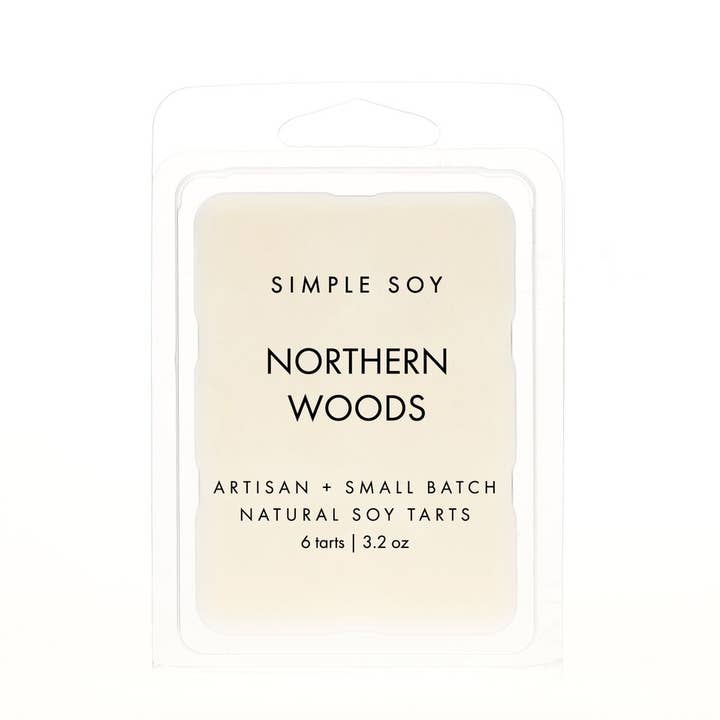 Sojawas smelt Northern Woods voor wholesale door Simple Soy Candle Co