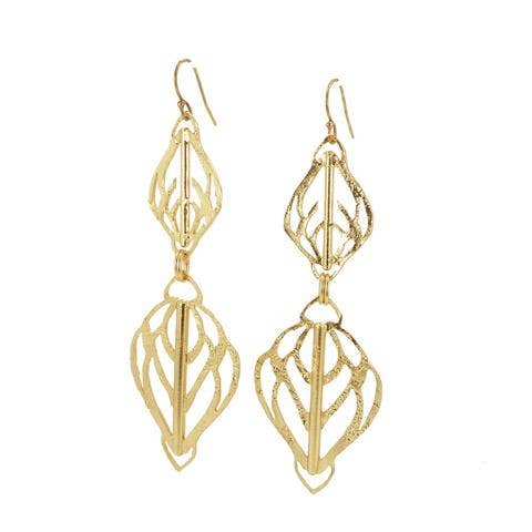 At the Top Mismatched Dangle Earrings for wholesale by Lingua Nigra