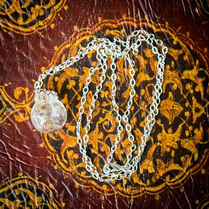 Adorned by Aisha - Wholesale Pendant/Charm Necklace - The Dandelion Seed Wishies Necklace1