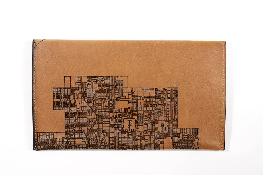 Tactile Craftworks - Wholesale Clutch Bag - Women's - Portland Oregon Map Clutch1