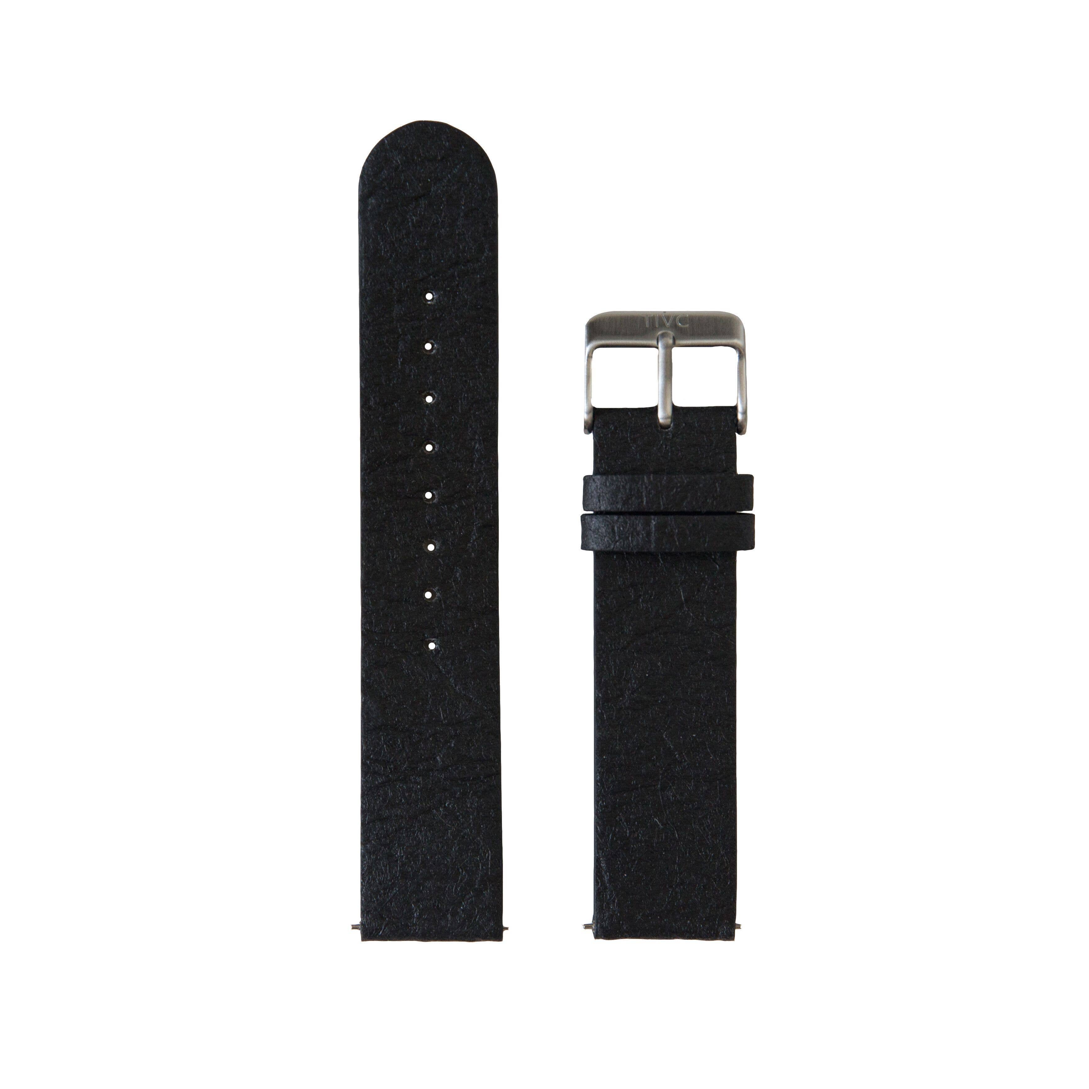 Time IV Change - Wholesale Watch band/strap – Women's - 20mm Black Pinatex Band