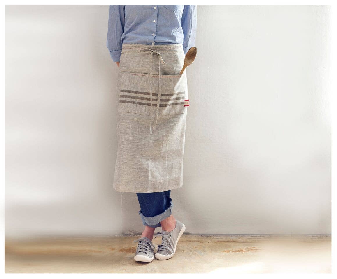 Celina Mancurti, LLC - Wholesale Apron - Long - Linen Kitchen Apron3