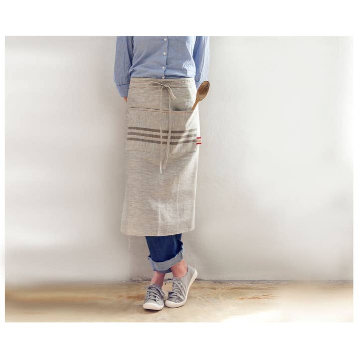 Celina Mancurti, LLC - Wholesale Apron - Long - Linen Kitchen Apron3