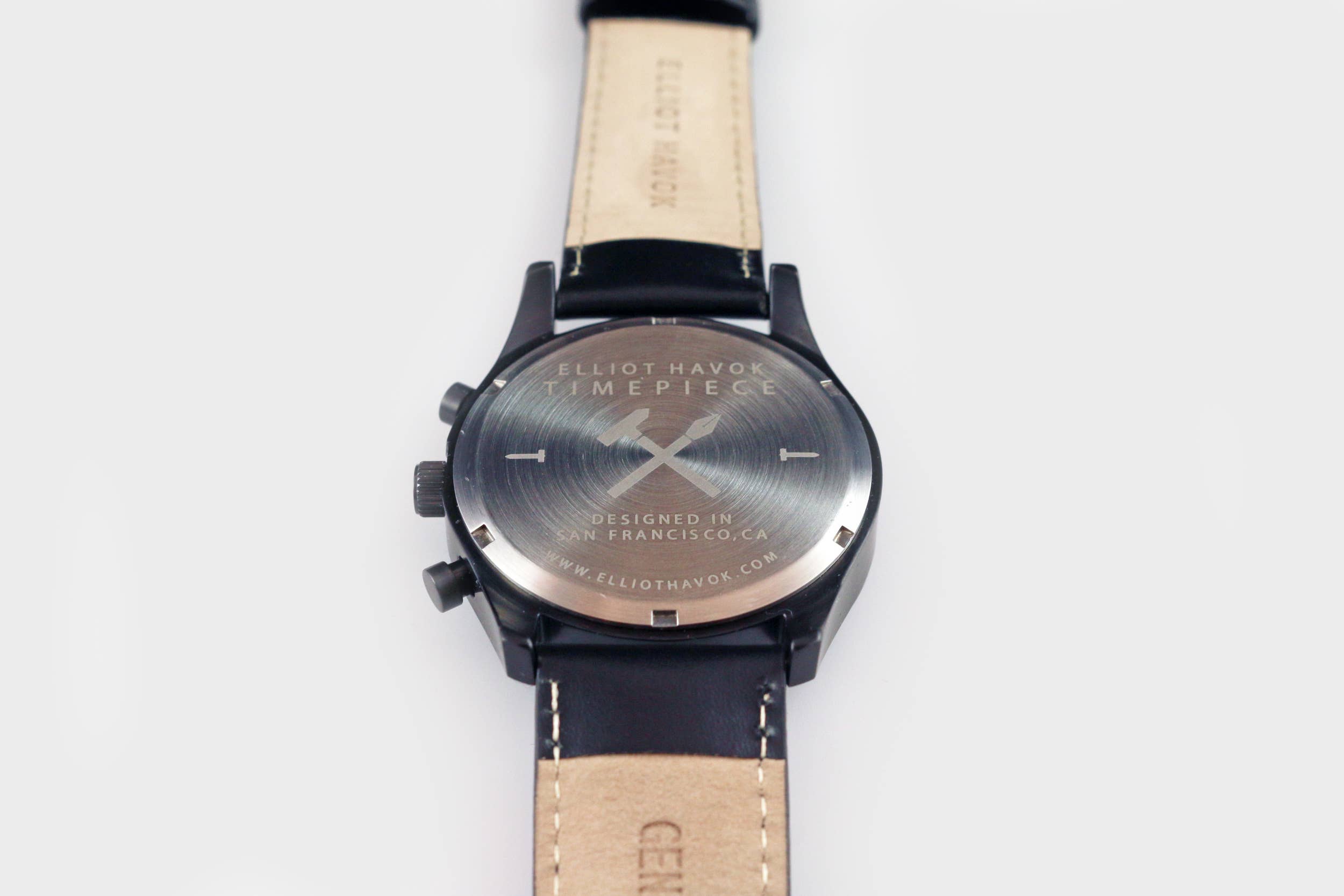 Elliot Havok - Vente Montre – homme - Chronographe Racer Noir Diamant - 42mm5