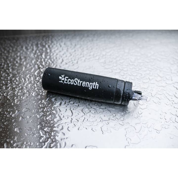 EcoStrength - Wholesale Water Bottle - Black Space Saving Water Bottle1