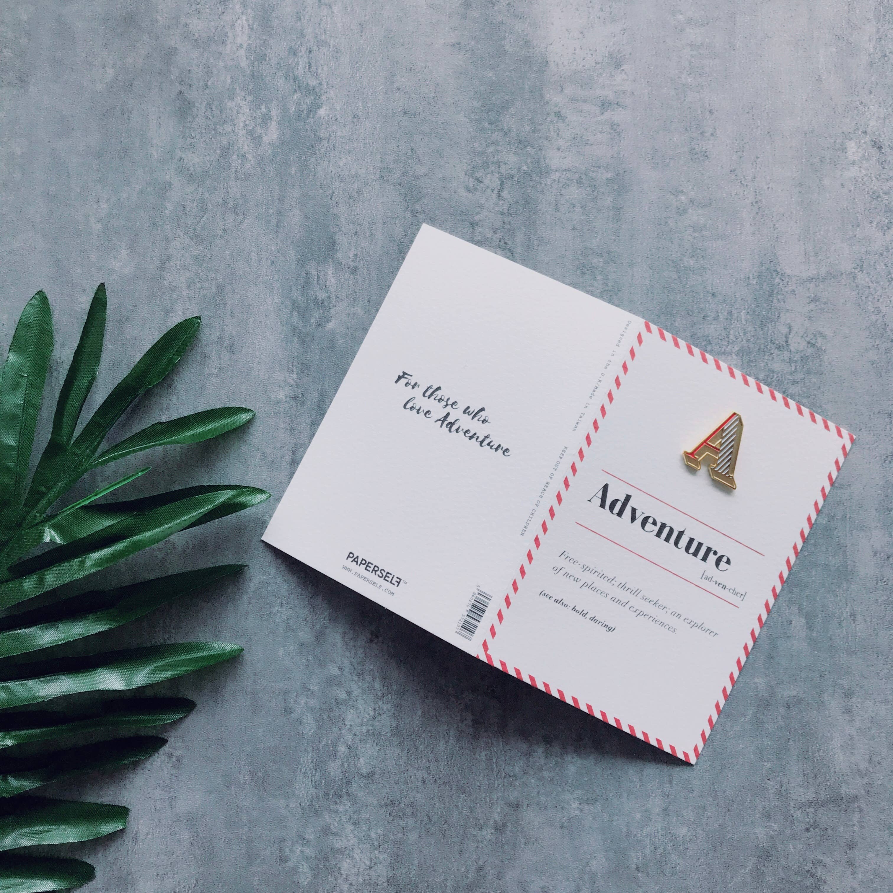 PAPERSELF - Wholesale Brooch - Pin Badge Card - A / Adventure2