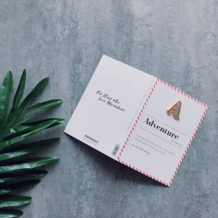 PAPERSELF - Wholesale Brooch - Pin Badge Card - A / Adventure2