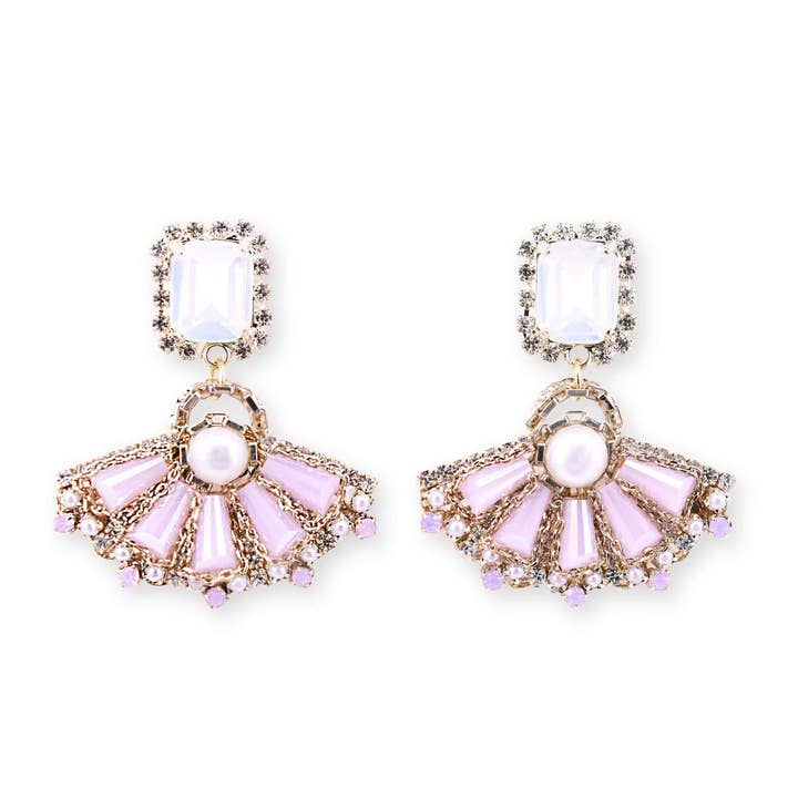 Pendientes Rosa Felpa para venta al por mayor de Cupidstone Accessories