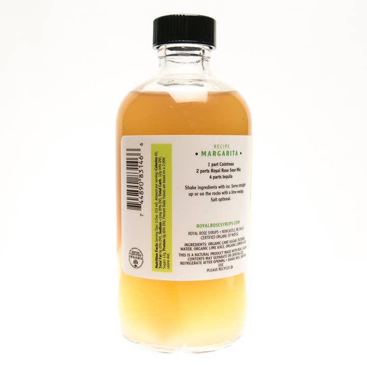 Royal Rose Syrups - Wholesale Cocktail mix/syrup - Real Sour Mix Organic 8oz2