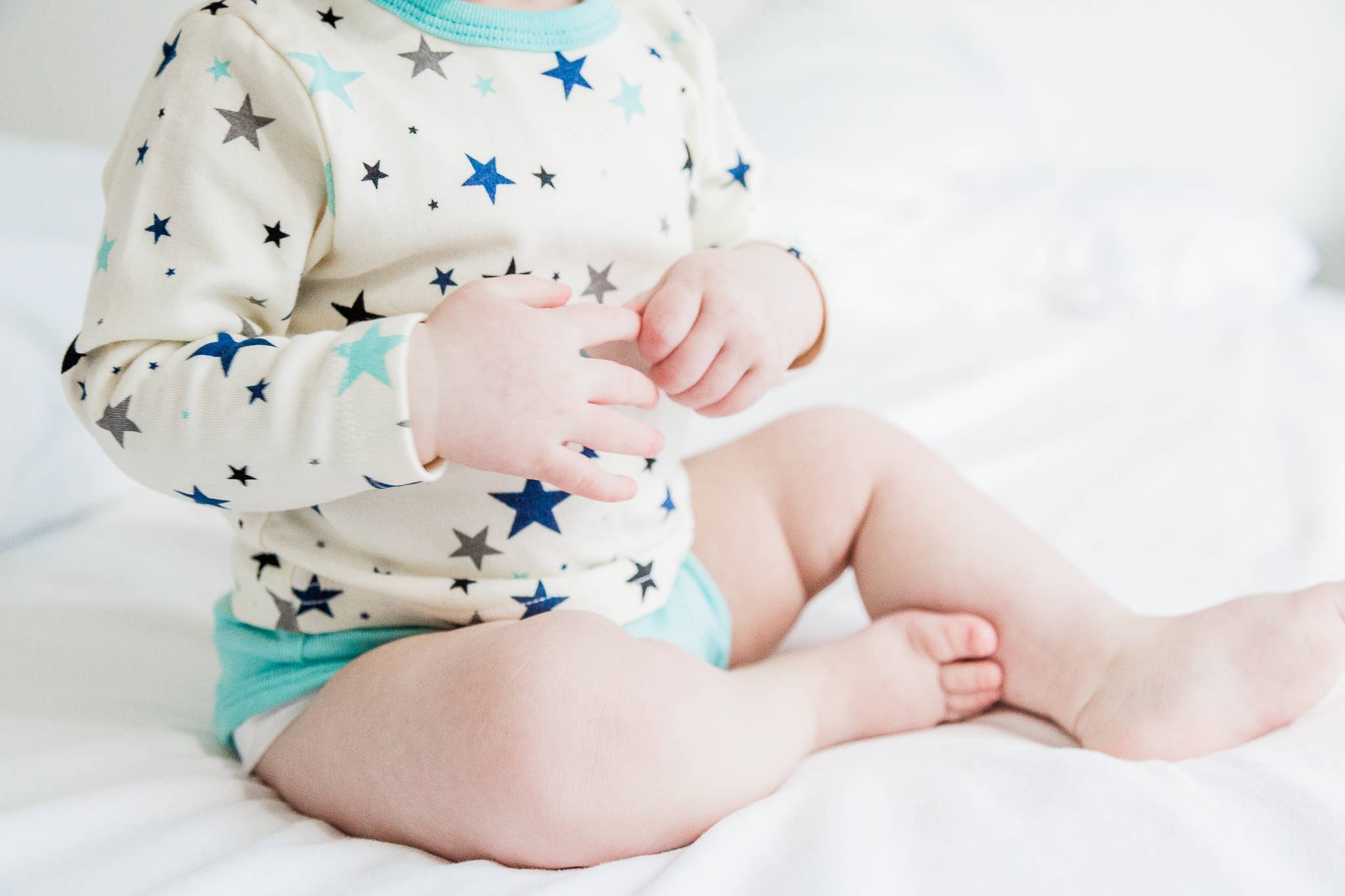 babysoy Inc - Wholesale Bodysuit (Non-Footed) - Baby - Babysoy Star Long Sleeve Tee Bodysuit1