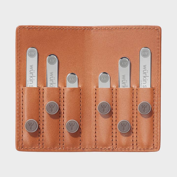 Assorted Size Power Stays Magnetic Collar Stays - Tan for wholesale by wurkin stiffs