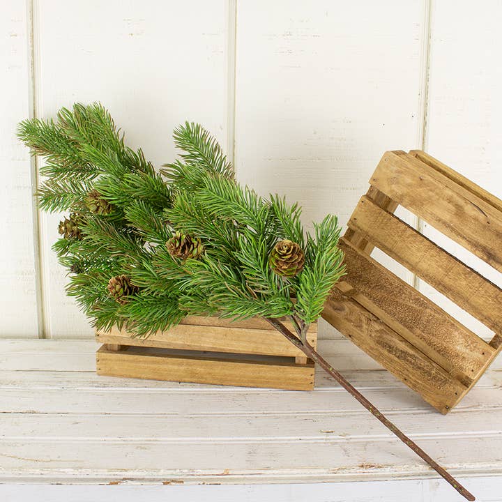 Pine Large Pick with Long Pinecones for wholesale by Honey and Me