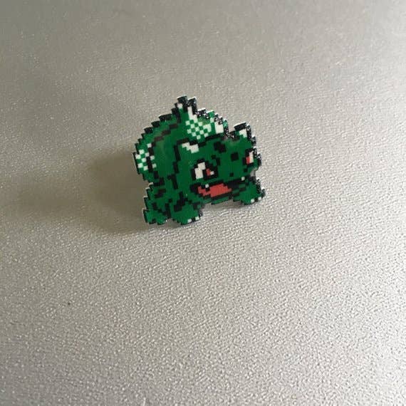 Alfinete Pokemon Bulbasaur por atacado de 8-Bit Zero