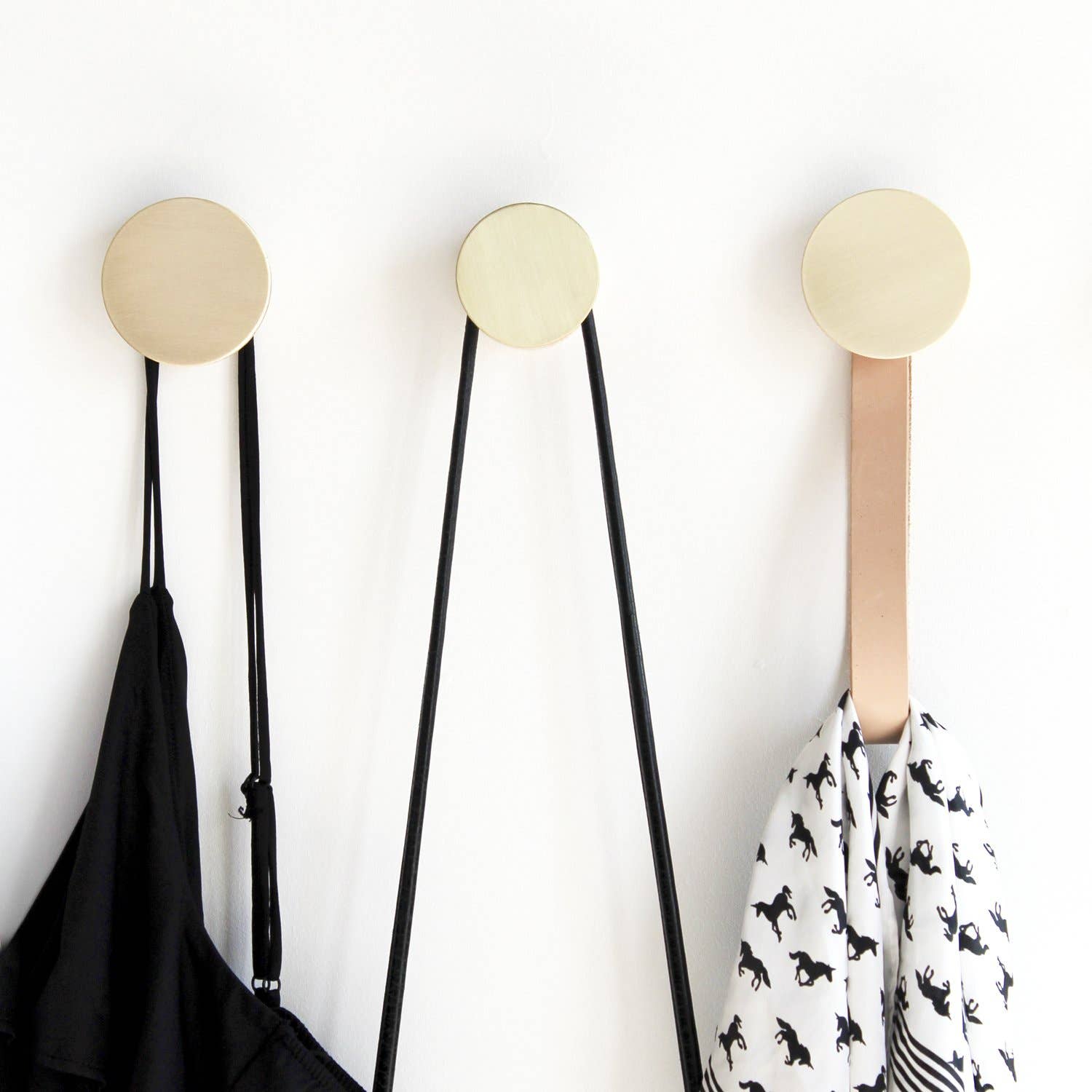 5mm Paper - Wholesale Wall Hook - Beech Wood & Brass Wall Mounted Coat Hook / Knob4