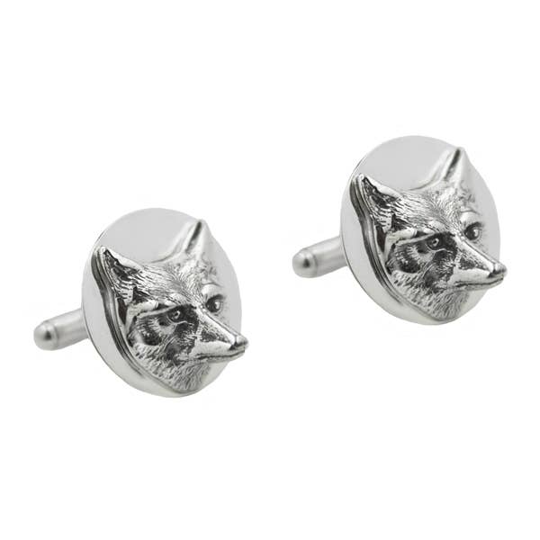 Wise Fox Cufflinks for wholesale by Great Falls Jewelry