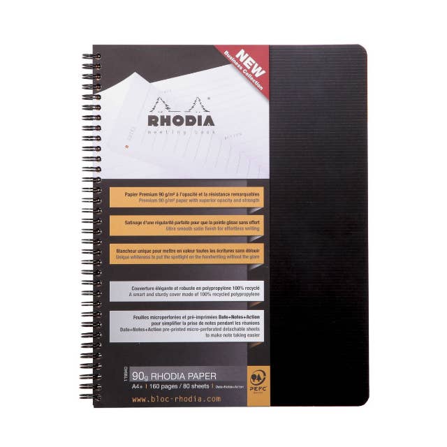 Rhodia 'Rhodiactive' Meeting Book - 2 Sizes for wholesale by Exaclair