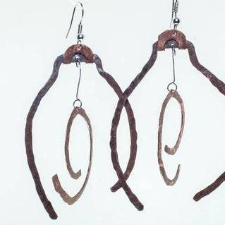 Pendientes Sobho Swirl para venta al por mayor de World Peaces