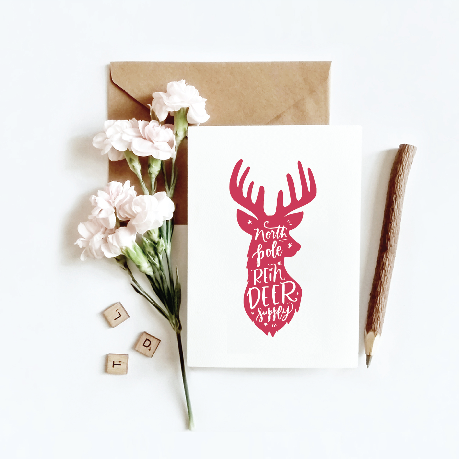 24th Ave Designs - Wholesale Christmas Card - North Pole Rein Deer Supply0