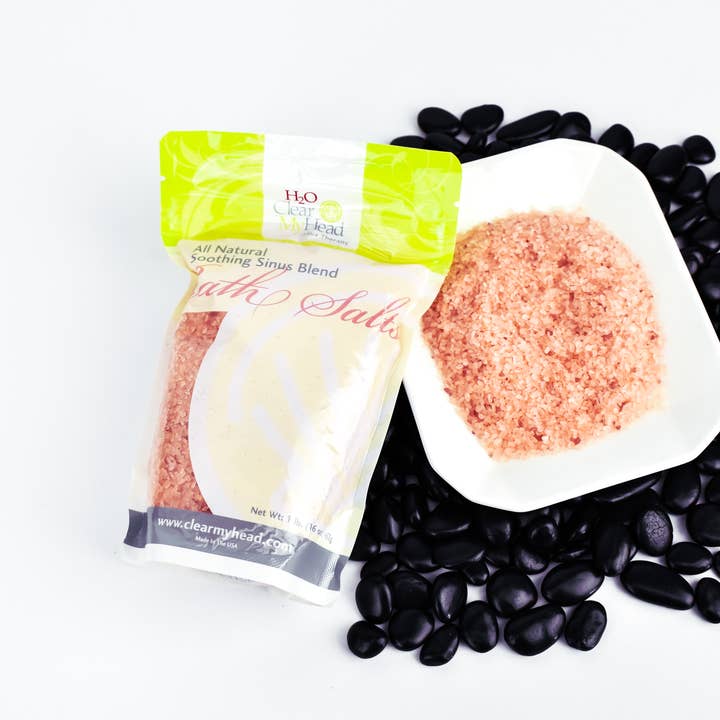 Clear My Head Ltd - Wholesale Bath Salts - Aqua Therapy 'H2O' Bath Salts In Stand Up Bag