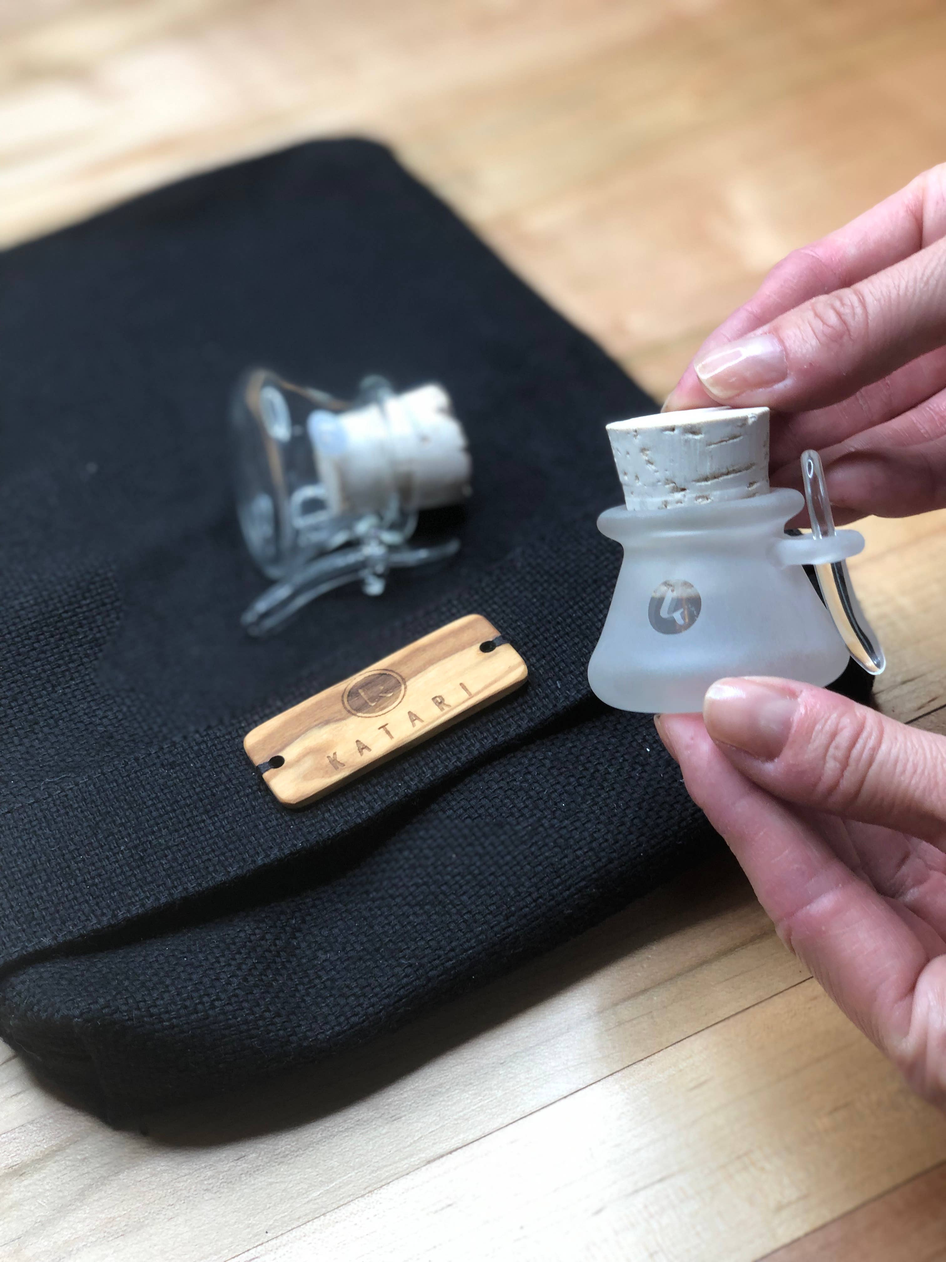 Katari Beauty - Wholesale Jar - APOTHECARY SPA | 15 ml Handblown Masque Storage Jar2