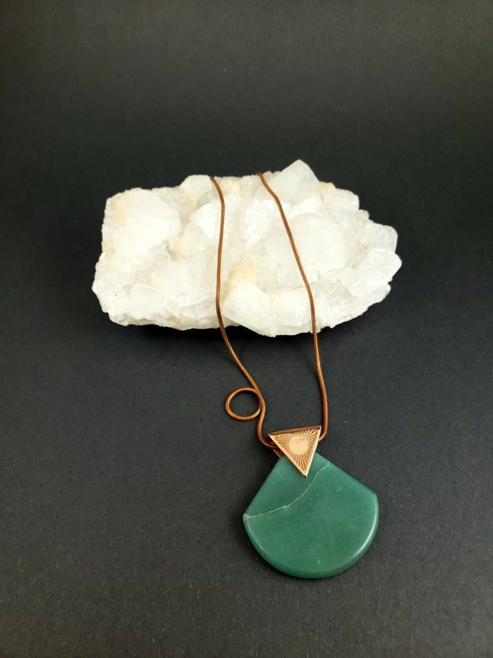 House Of Tenebris - Wholesale Pendant/Charm Necklace - Ascentia Emerald Quartz Talisman0