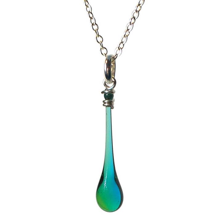 Sundrop Jewelry - Vente Colliers à pendentif - Collier avec pendentif en forme de larme en verre Maressa13