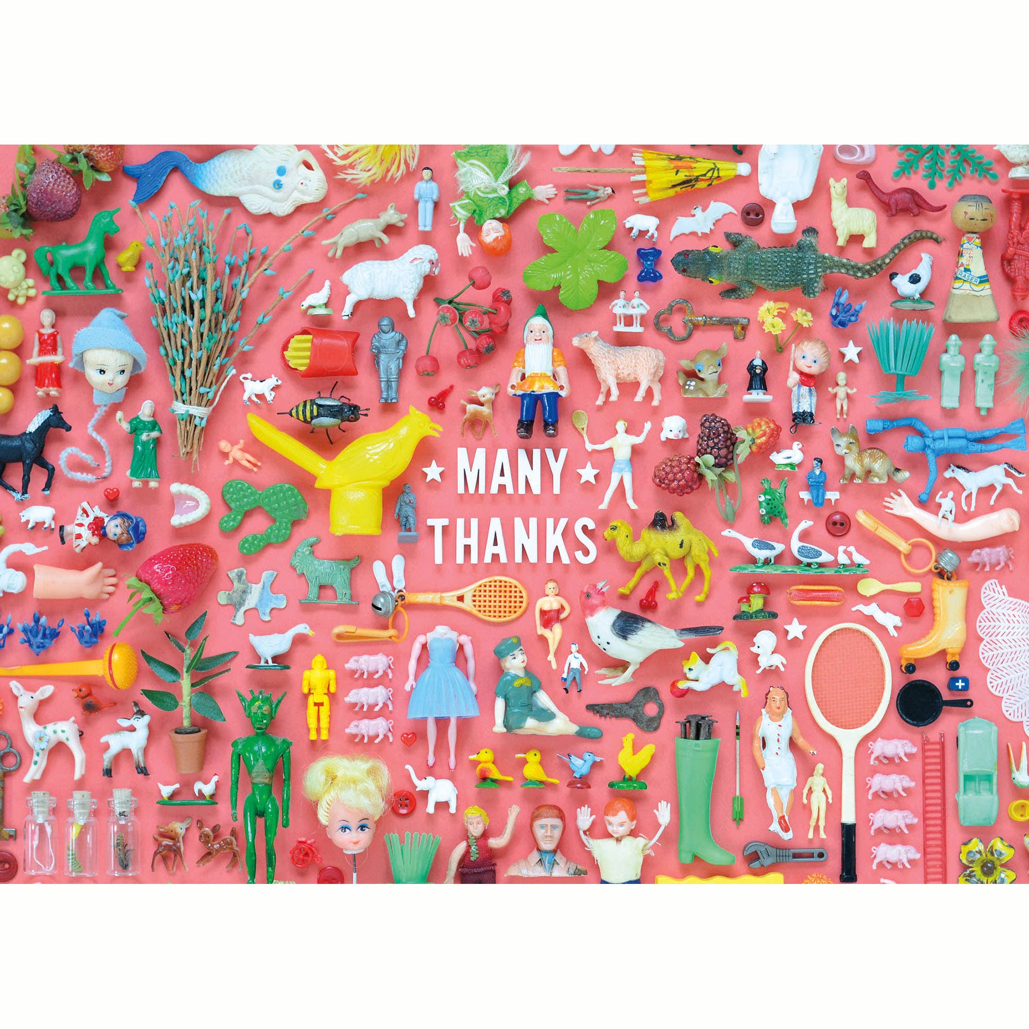 Imaginary Animal - Wholesale Thank You Card - Tiny Things Many Thanks Collection Greeting Card or Postcard1