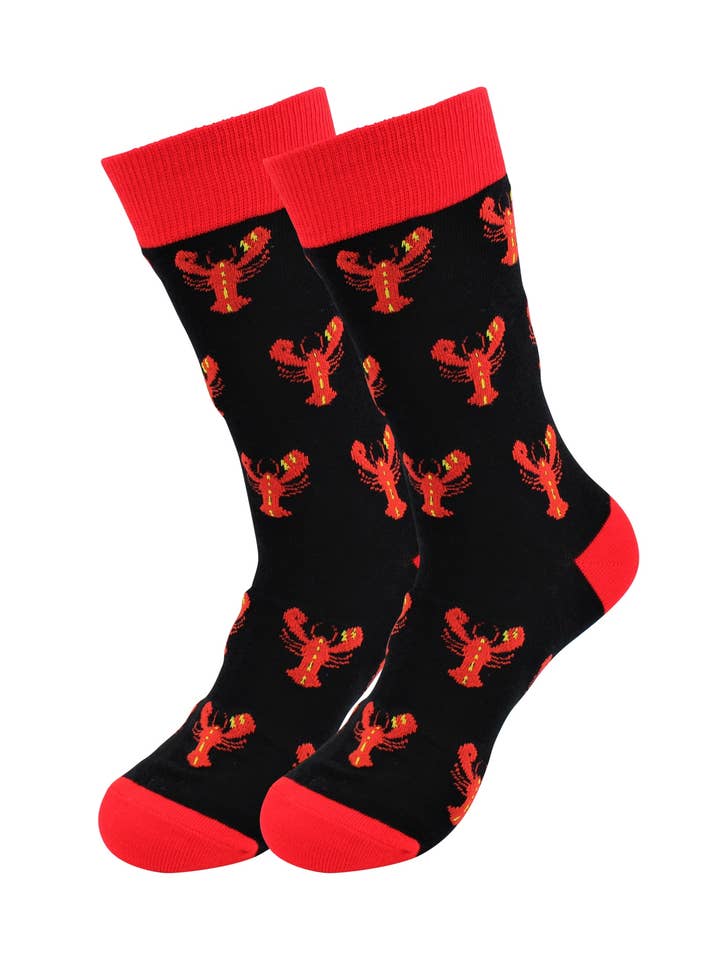 Sick Socks – Lobster (Orange) – Favorite Seafood Foods Socks and other Purchase Wholesale lobster roll. Free Returns & Net 60 Terms on Faire trending on Faire.