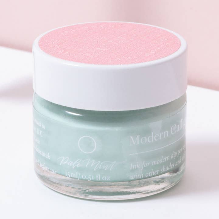 Pale Mint Modern Calligraphy Ink for wholesale by À L'AISE LTD