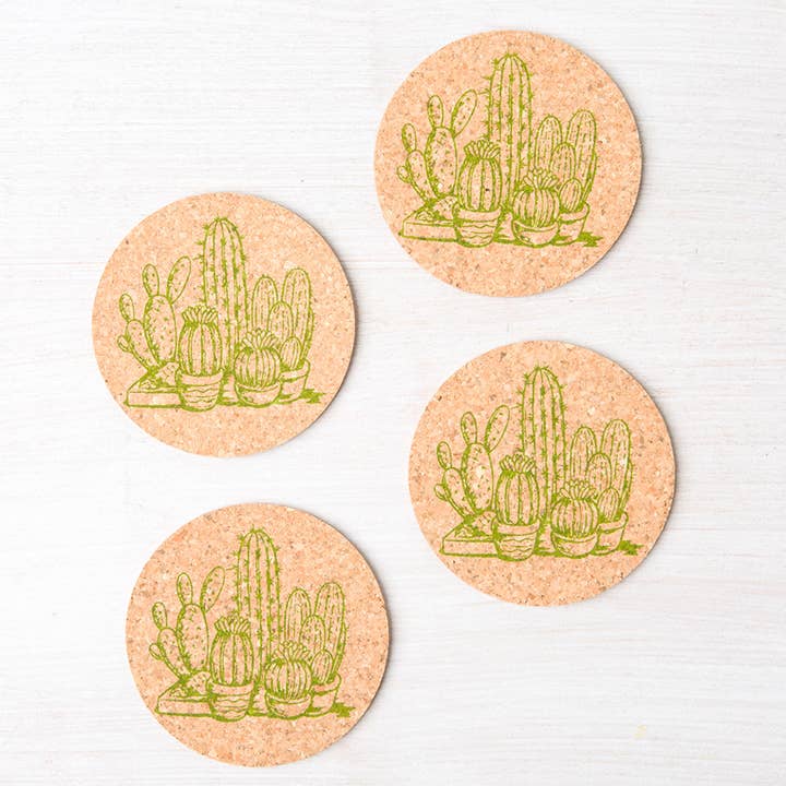 Cactus Cork Coasters | Durable | Natural Material and other Purchase Wholesale square cork coasters. Free Returns & Net 60 Terms on Faire trending on Faire.