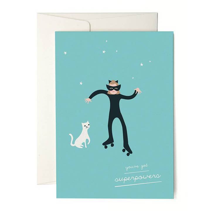 Biglietto di auguri Catgirl per la vendita all'ingrosso da parte di pleased to meet GmbH