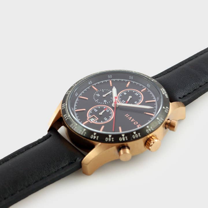 Elliot Havok - Wholesale Wrist Watch - Men's - Rose Gold Racer Chronograph - 42mm1