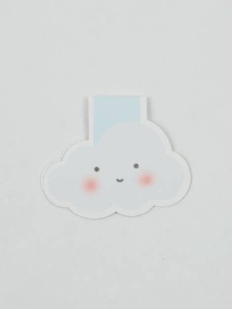 Cloud Magnetic Bookmark for wholesale by IMPAPER