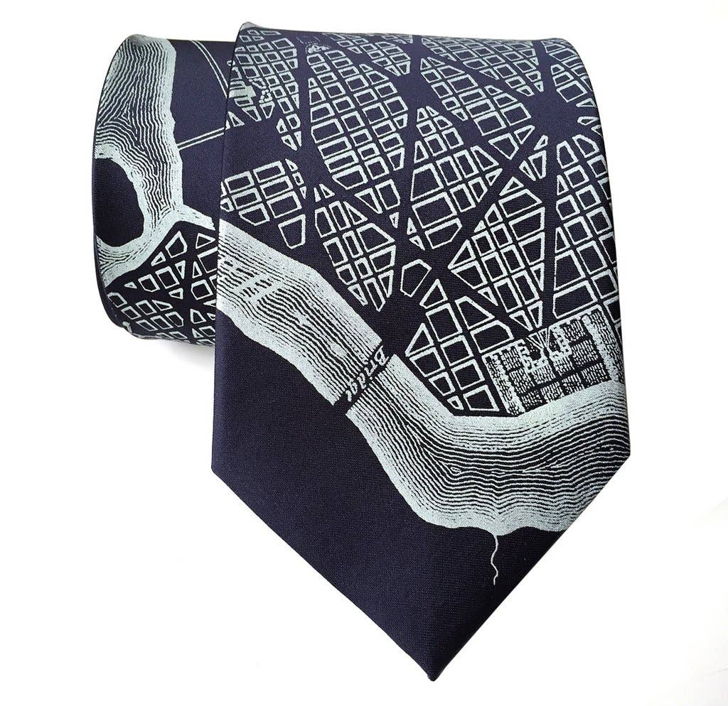 Cyberoptix Tie Lab - Wholesale Necktie - Men's - Washington DC Map Necktie3