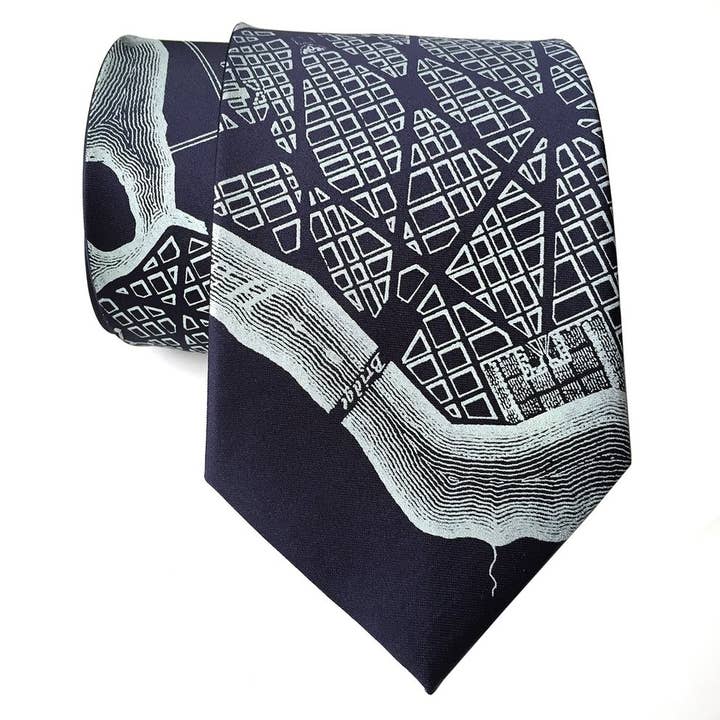 Cyberoptix Tie Lab - Wholesale Necktie - Men's - Washington DC Map Necktie3
