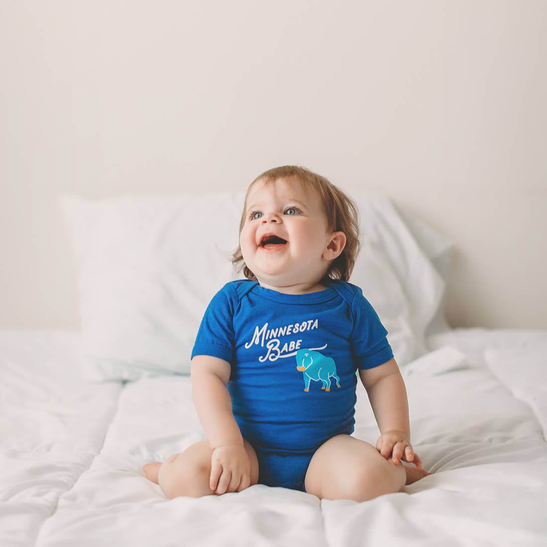 Sweetpea and Co. - Wholesale Bodysuit (Non-Footed) - Baby - Minnesota Babe baby onesie, Baby Bodysuit2