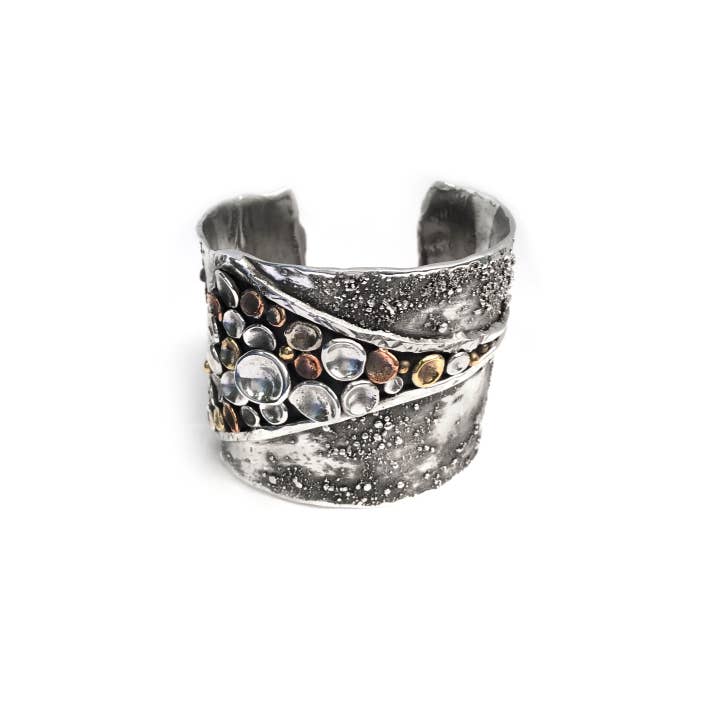 Pebbles cuff series for wholesale by Tamara Kelly Designs