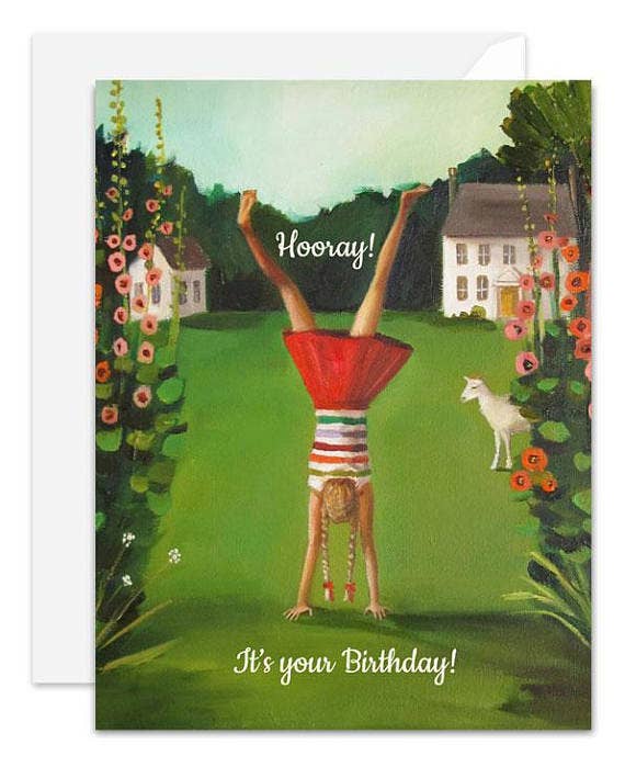 JANET HILL STUDIO - Wholesale Birthday Card - Hooray It's Your Birthday Card1