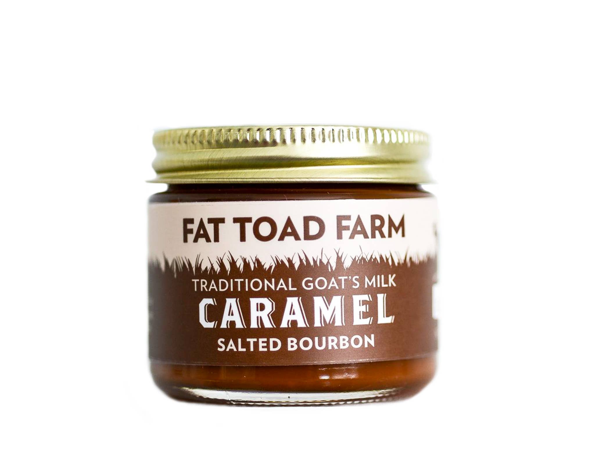 Fat Toad Farm - Wholesale Caramel sauce - 2oz Salted Bourbon Goat's Milk Caramel