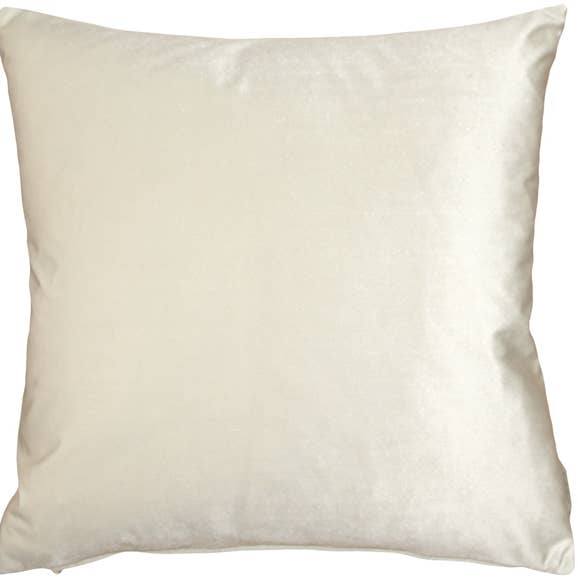Almofada de veludo corona marfim de 16 “x 16" por atacado de Pillow Decor