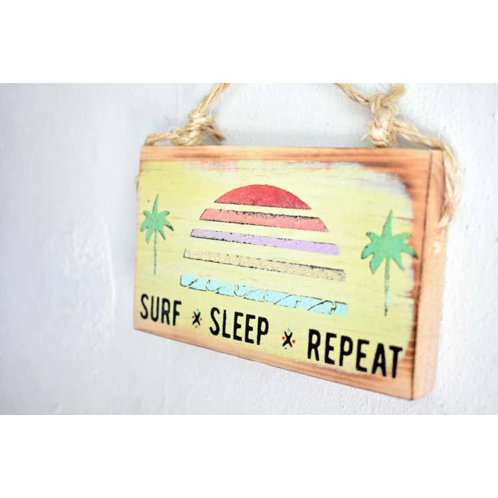 Mahalo Market - Wholesale Sign - Surf Sign l Beach Decor l Wood Sign