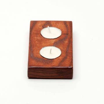Teelichthalter - 2 Kerzenläufer für den Großhandel von Blue Valley Woodworks