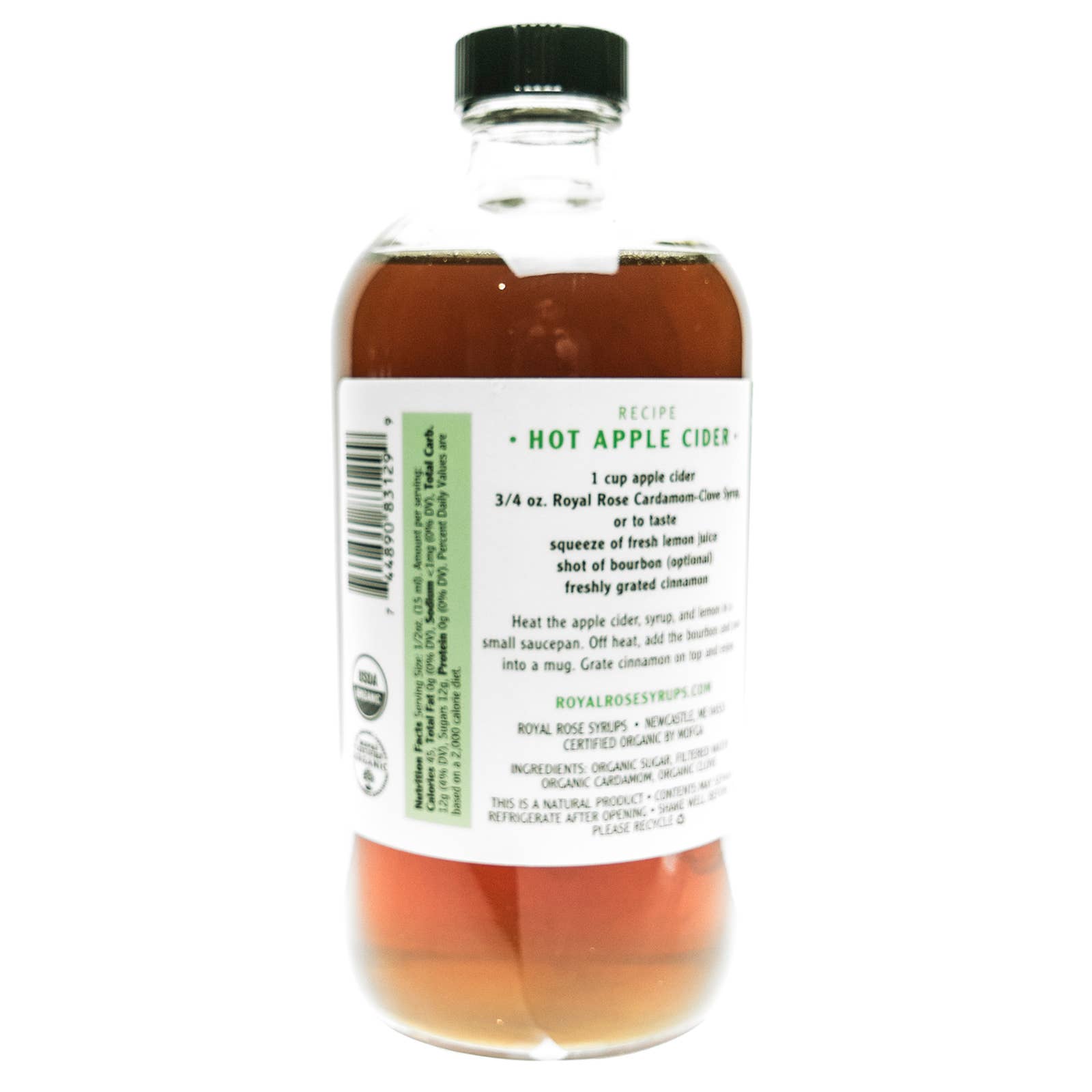 Royal Rose Syrups – Großhandel Cocktailmischung/-sirup – Kardamom Nelke Bio Zuckersirup 16oz2