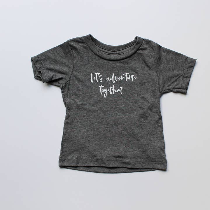 Let's Adventure Together Toddler T-Shirt for wholesale by Southern Top Stitch