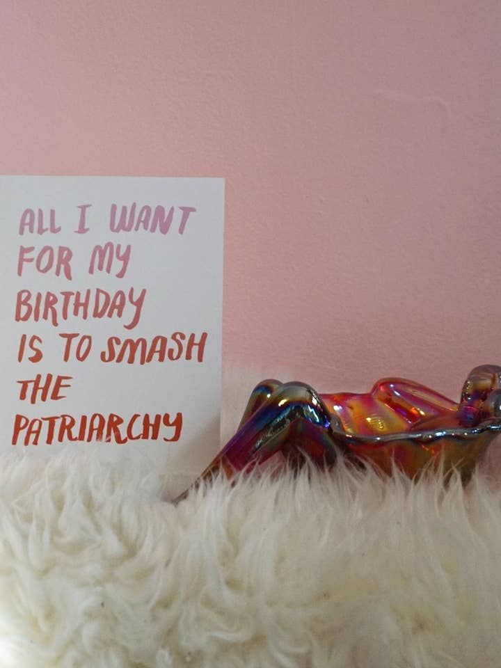 Carte - Smash The Patriarchy pour la vente par Ash + Chess