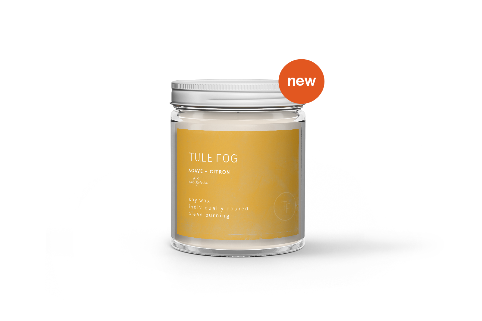 Tule Fog Candles – Großhandel Kerze im Glas / gefüllte Kerze – Agave + Citron Soja-Kerze Mini 3,5 oz4