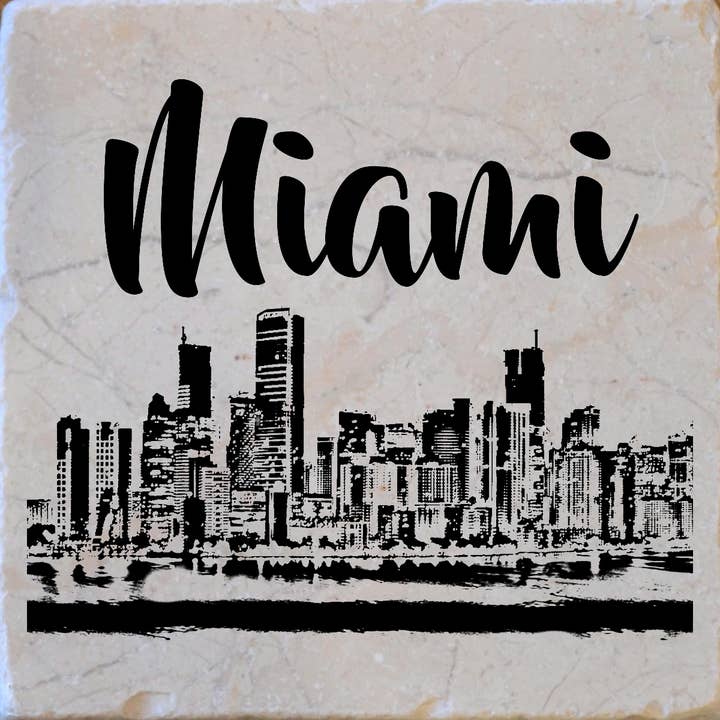 Noomoon - Wholesale Coasters - Miami Skyline Coaster