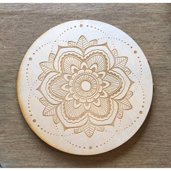 Mandala 15 Crystal Grid for wholesale by Zen and Meow