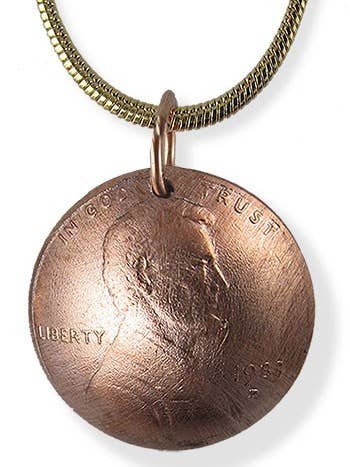 Changer Pendentif - Lincoln Penny pour la vente par LeDanse Limited Edition Jewelry